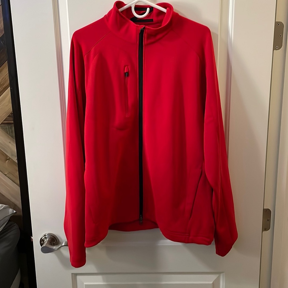 Zero Restriction red zip up jacket, never worn